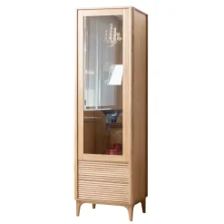 Vitrine en bois massif de chêne Oxford 1 - NordicStory